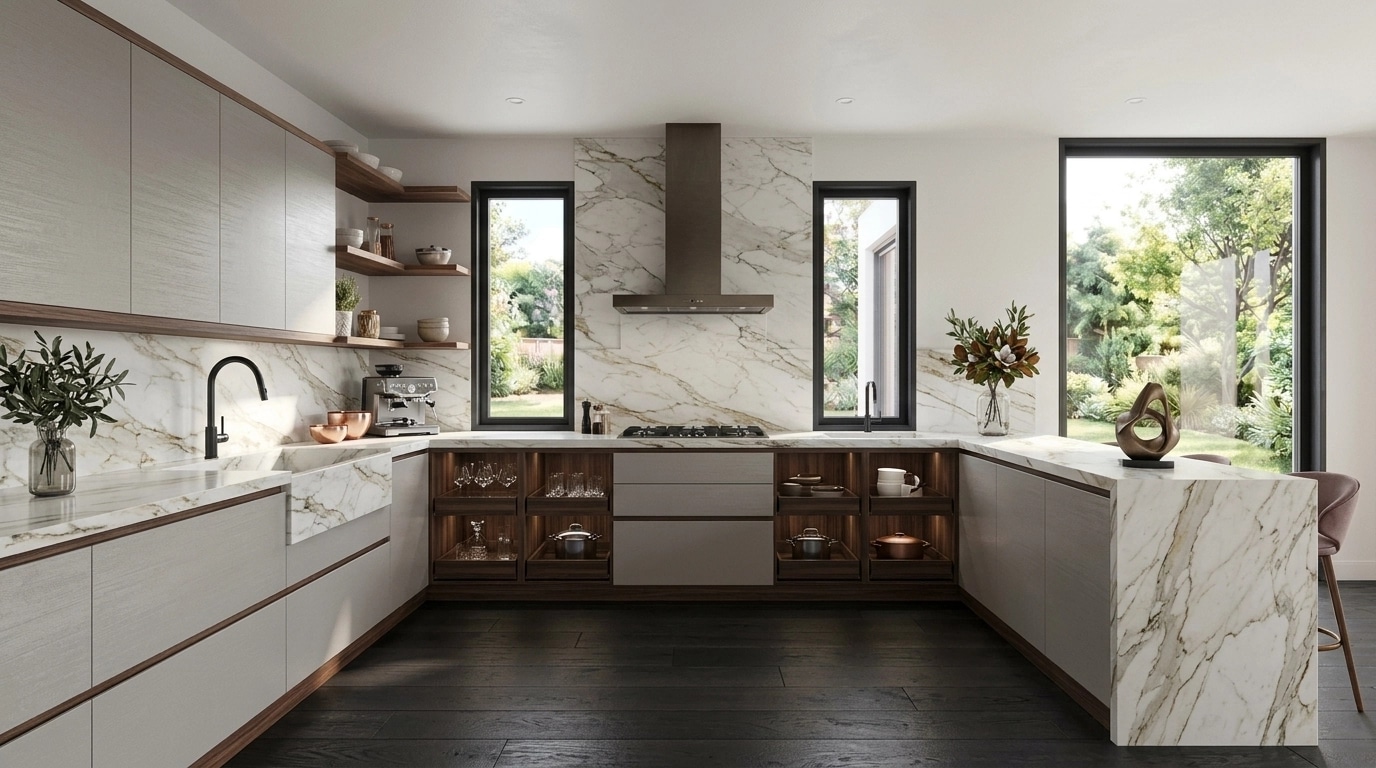 Contemporary Kitchen design — interior photo by GenRoom AI