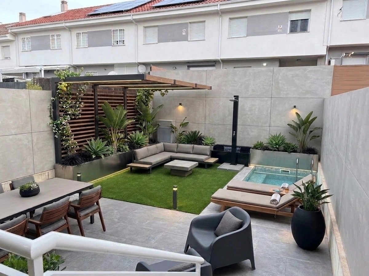 Contemporary Yard Yard design — yard photo by GenRoom AI
