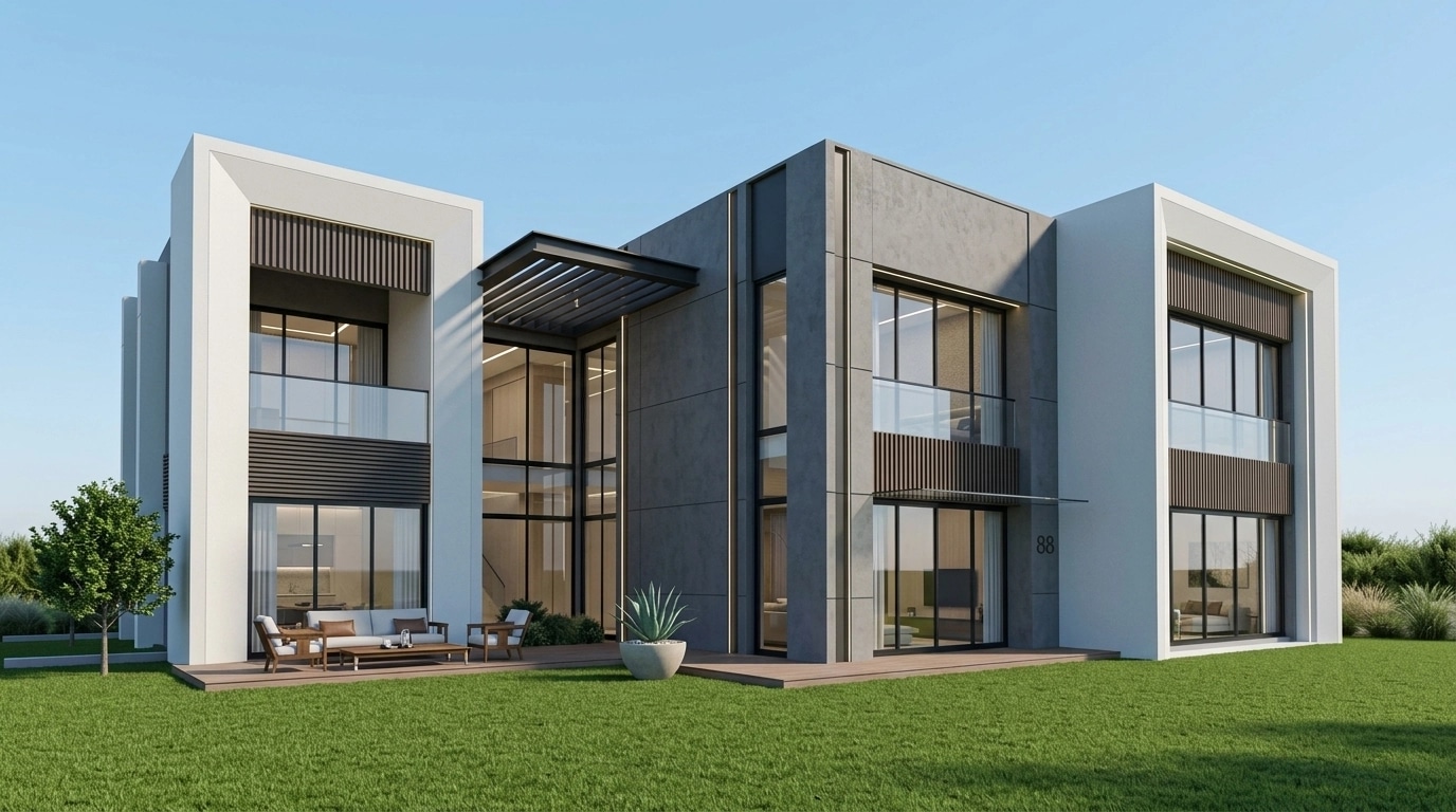 Minimalist Facade Facade design — facade photo by GenRoom AI