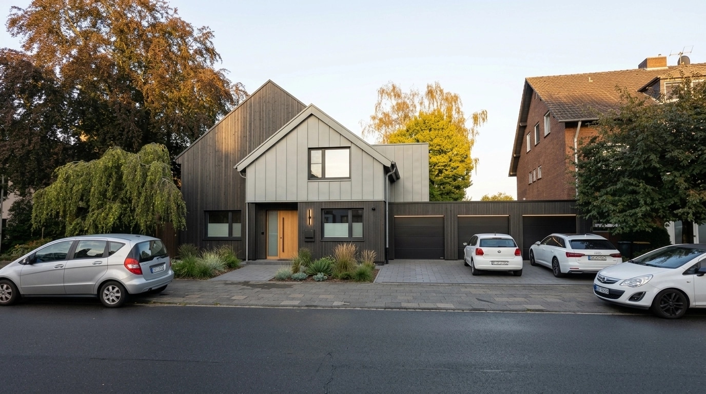 Scandinavian Facade Facade design — facade photo by GenRoom AI