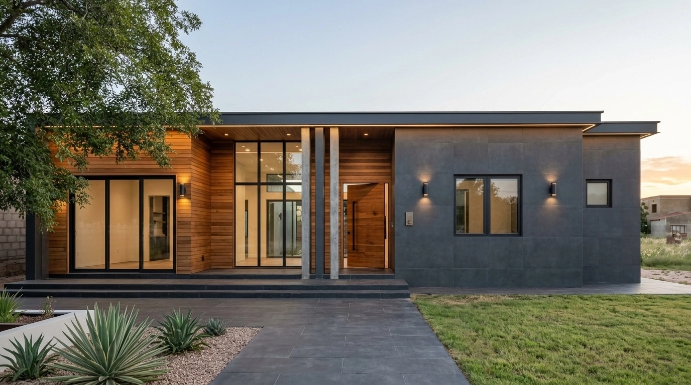 Contemporary Facade Facade design — facade photo by GenRoom AI