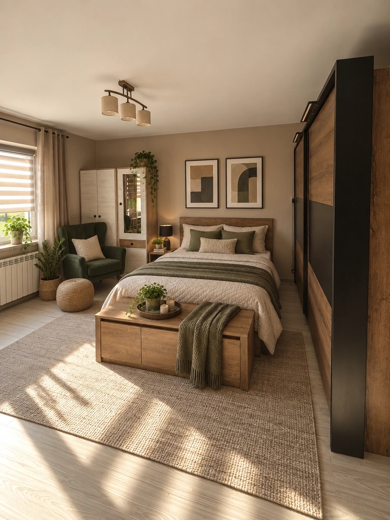 Interior design in Contemporary style — Bedroom by GenRoom AI