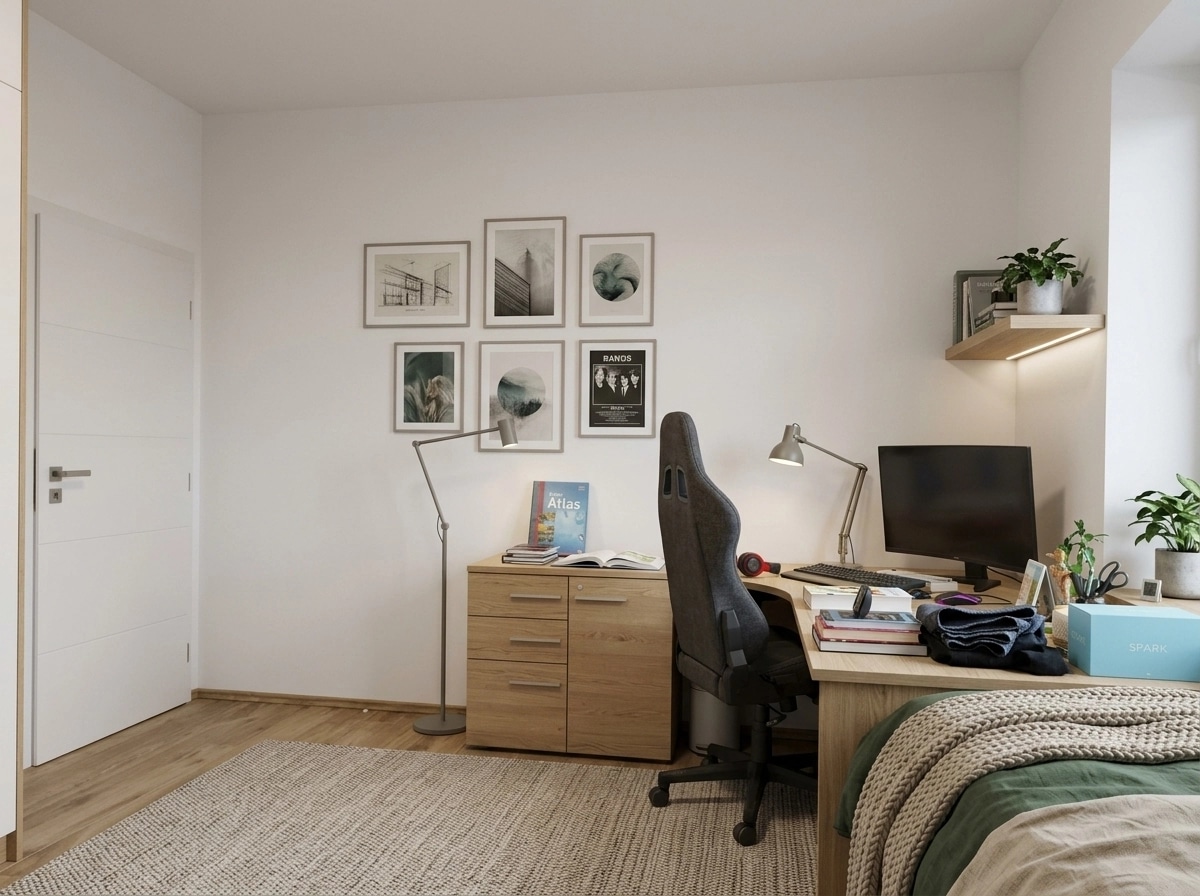 Scandinavian Kids Room design — interior photo by GenRoom AI