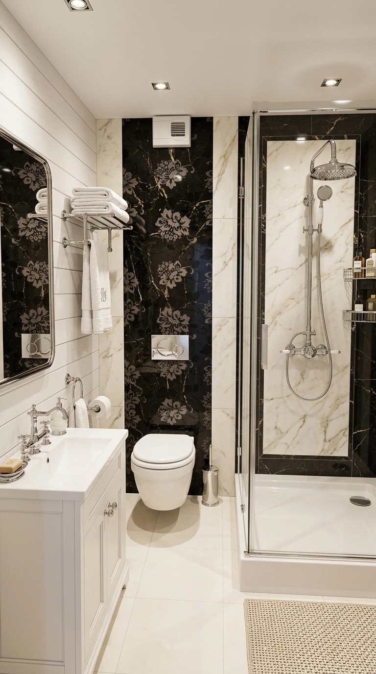 Bathroom interior in Transitional style — photo by GenRoom AI