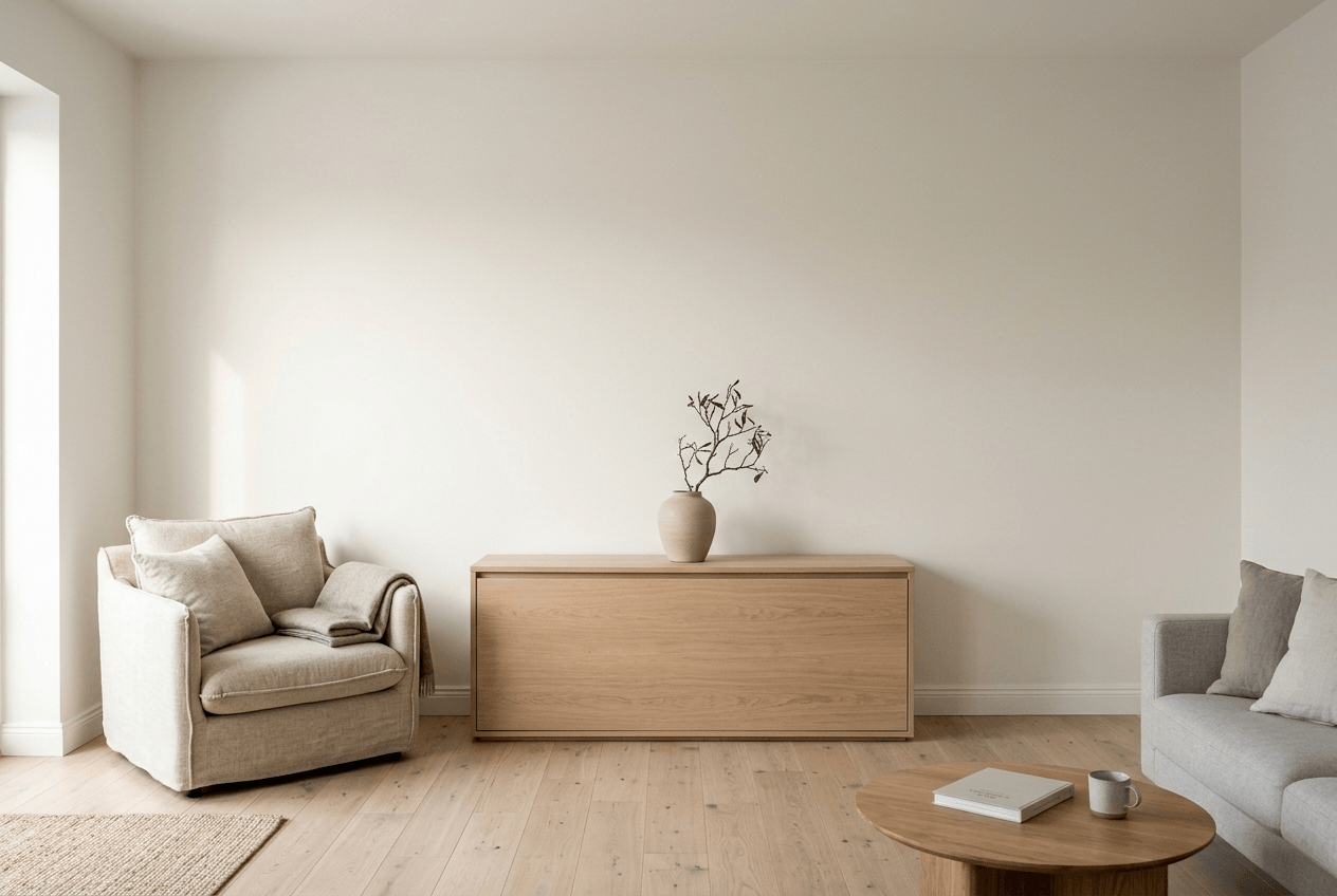 Interior design in Scandinavian style — Living Room by GenRoom AI