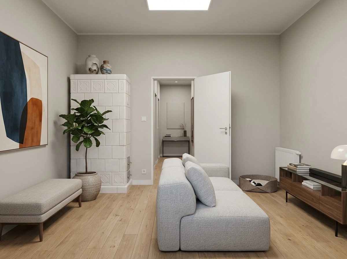 Interior design in Contemporary style — Living Room by GenRoom AI