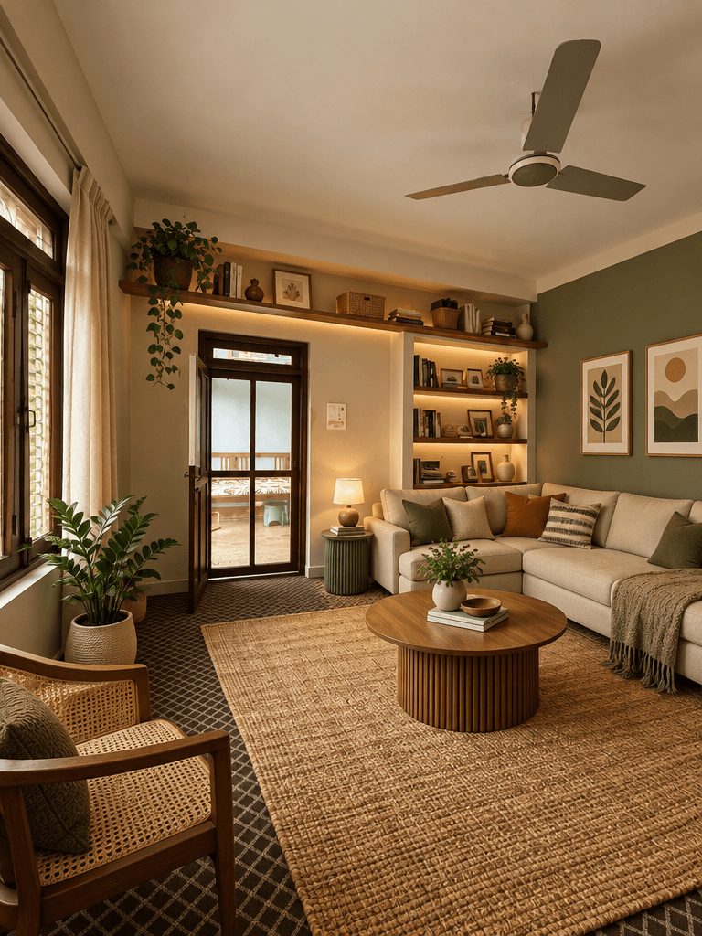 Interior design in Contemporary style — Living Room by GenRoom AI