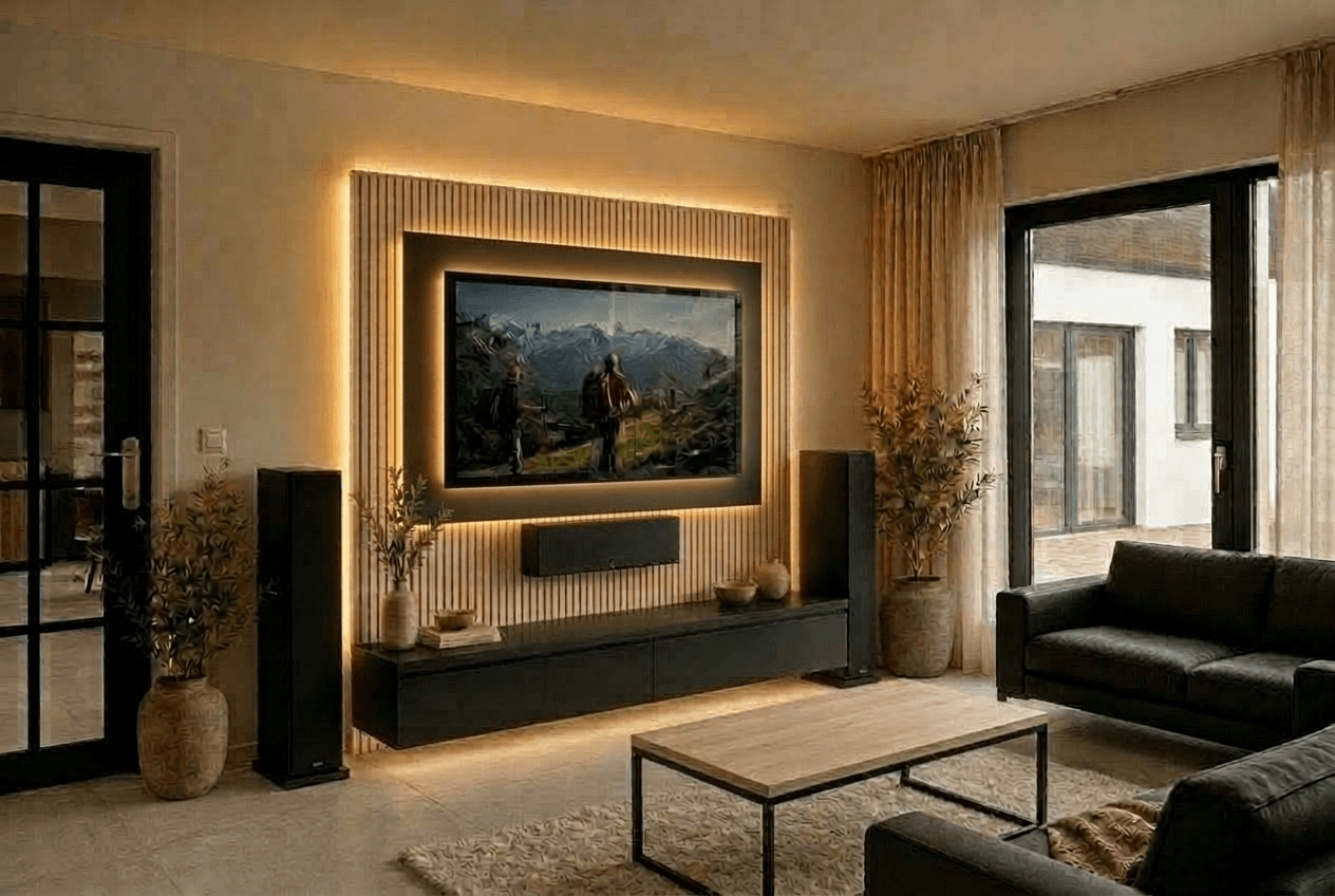 Interior design in Japandi style — Living Room by GenRoom AI
