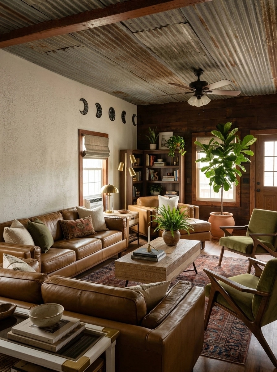 Modern Farmhouse Living Room design — interior photo by GenRoom AI