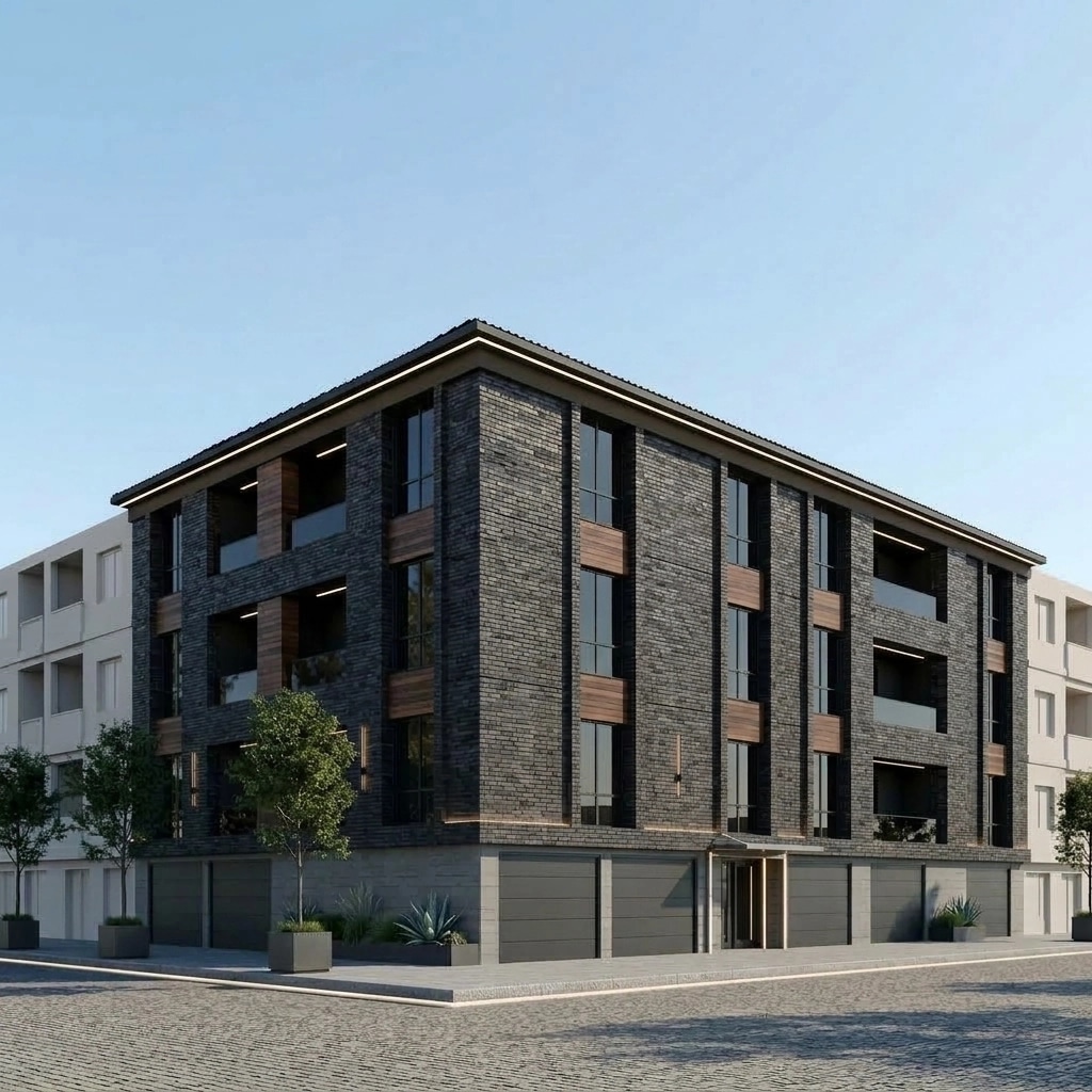 Contemporary Facade Facade design — facade photo by GenRoom AI