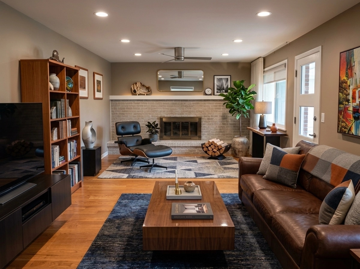 Interior design in Contemporary style — Living Room by GenRoom AI