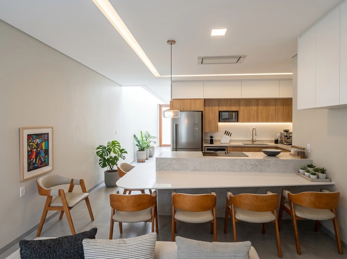 Scandinavian Kitchen design — interior photo by GenRoom AI