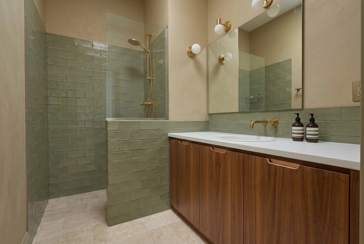 Bathroom interior in no_style style — photo by GenRoom AI