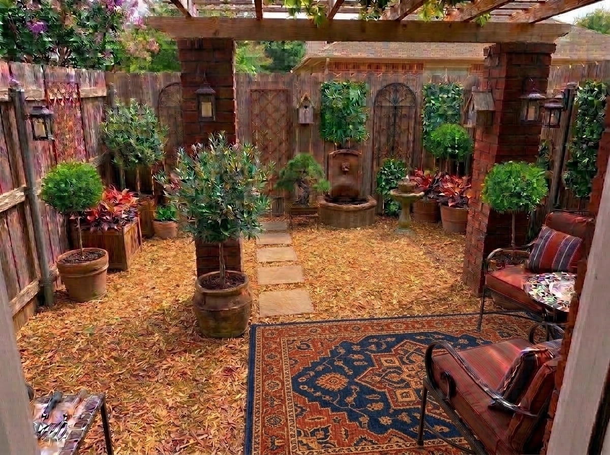 Mediterranean Yard สวน design — yard photo by GenRoom AI