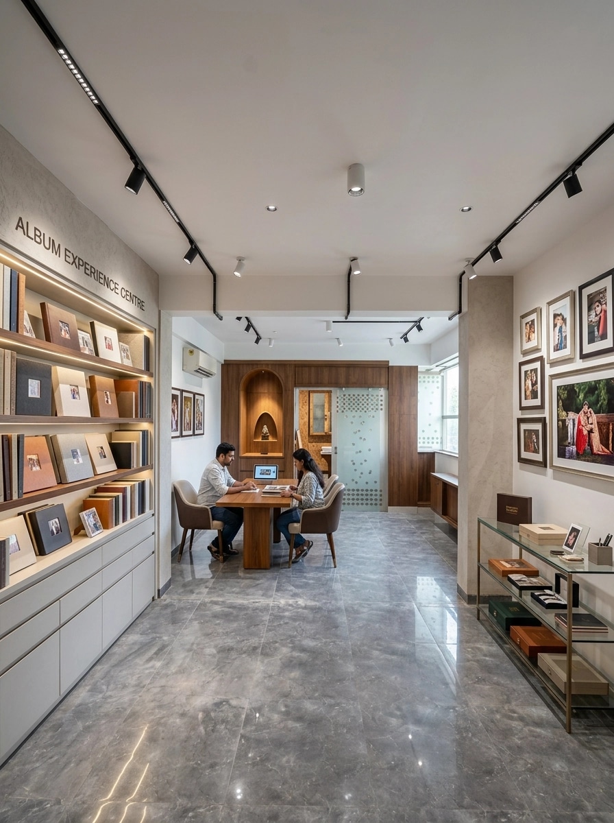 Interior design in Contemporary style — showroom by GenRoom AI