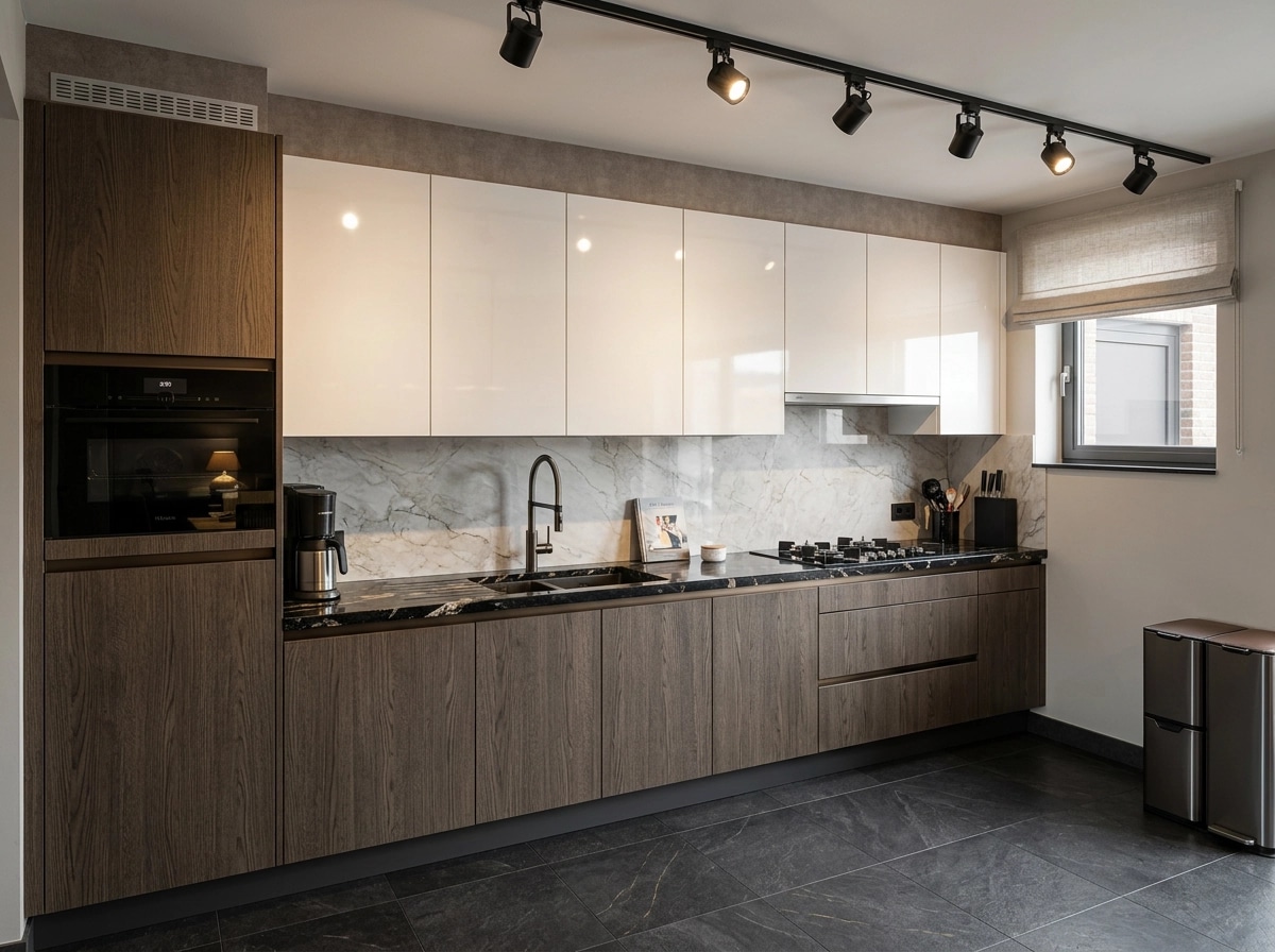 Kitchen interior in Contemporary style — photo by GenRoom AI