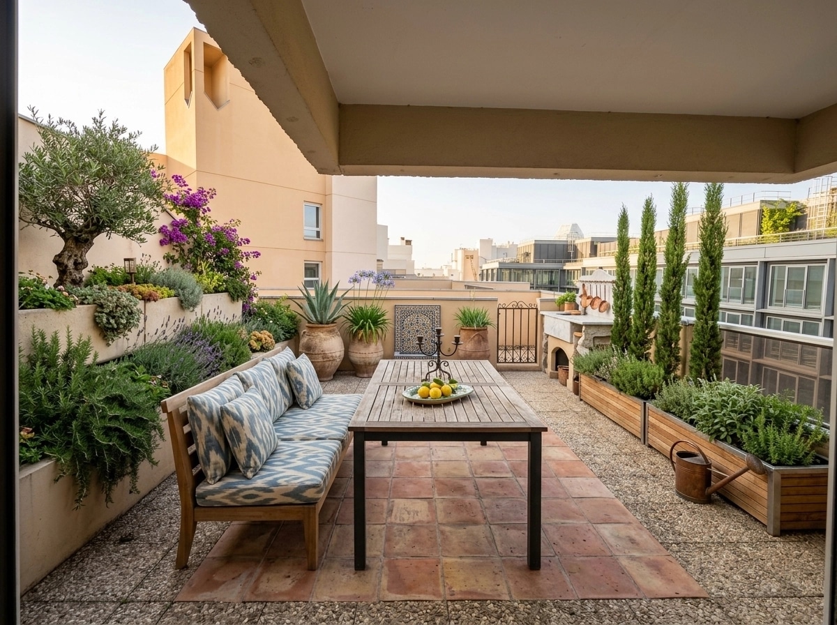 Mediterranean Yard Yard design — yard photo by GenRoom AI
