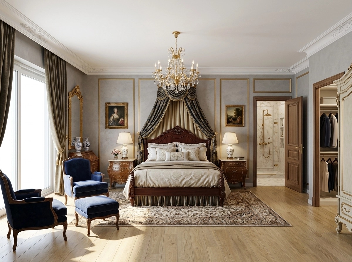 Interior design in Classic style — Bedroom by GenRoom AI
