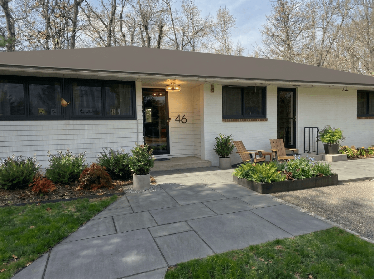 Yard design in no_style style — photo by GenRoom AI