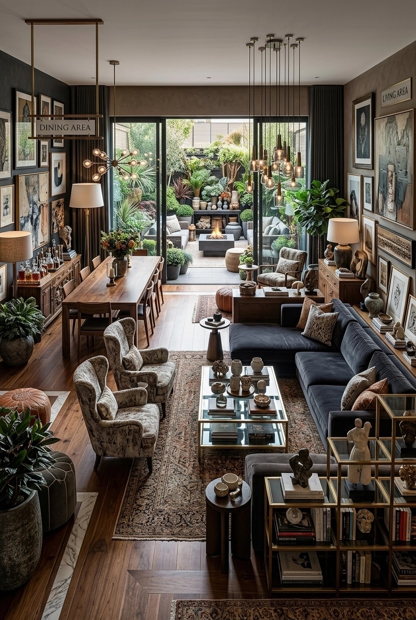 Interior design in Contemporary style — Living Room by GenRoom AI