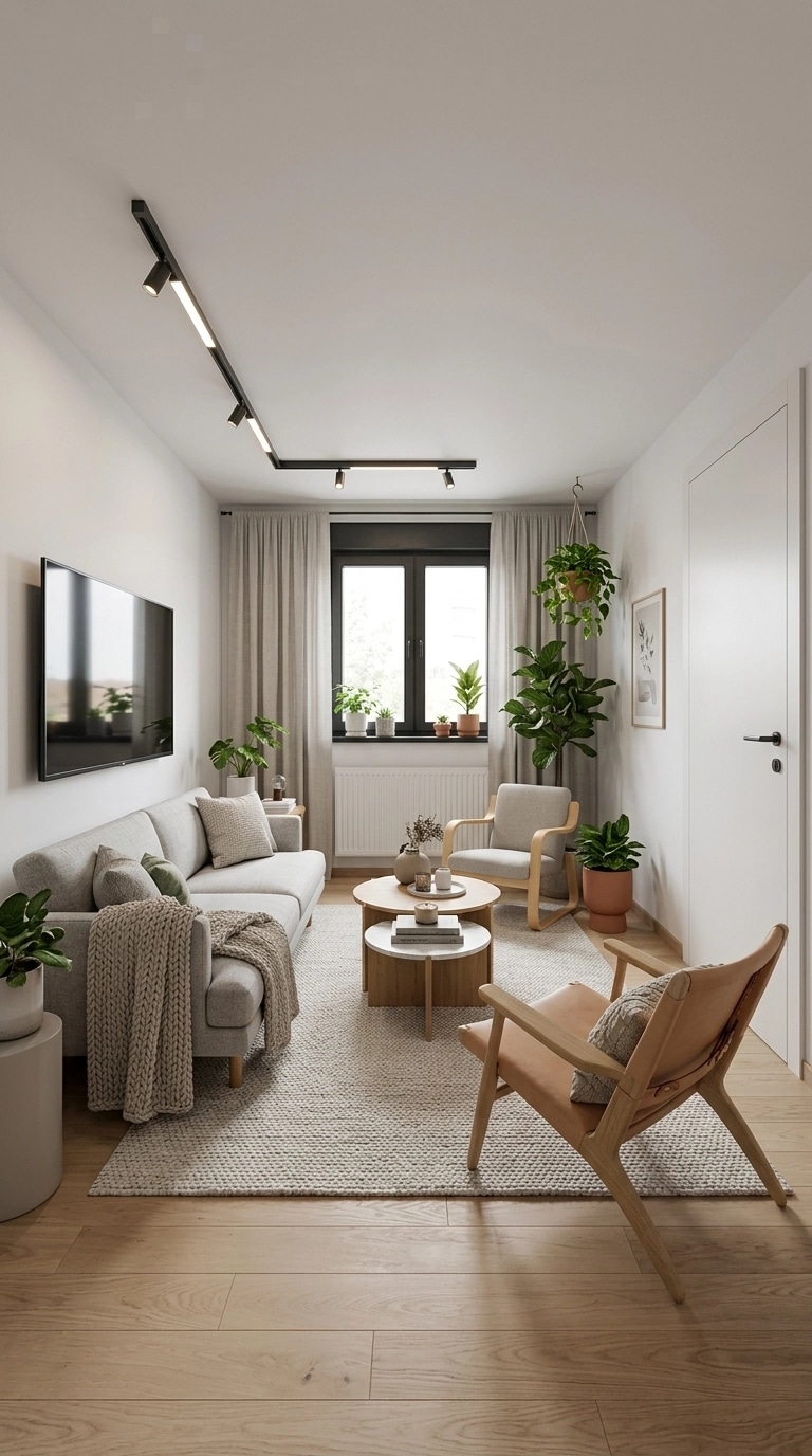 Scandinavian Living Room design — interior photo by GenRoom AI