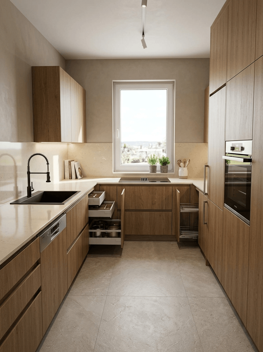 Interior design in Contemporary style — Kitchen by GenRoom AI