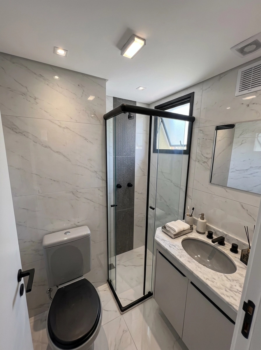 Contemporary Bathroom design — interior photo by GenRoom AI