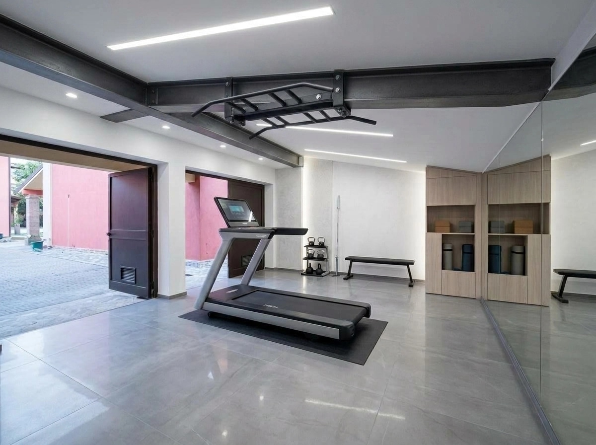 Design d'intérieur en style Minimalism — gym par GenRoom AI