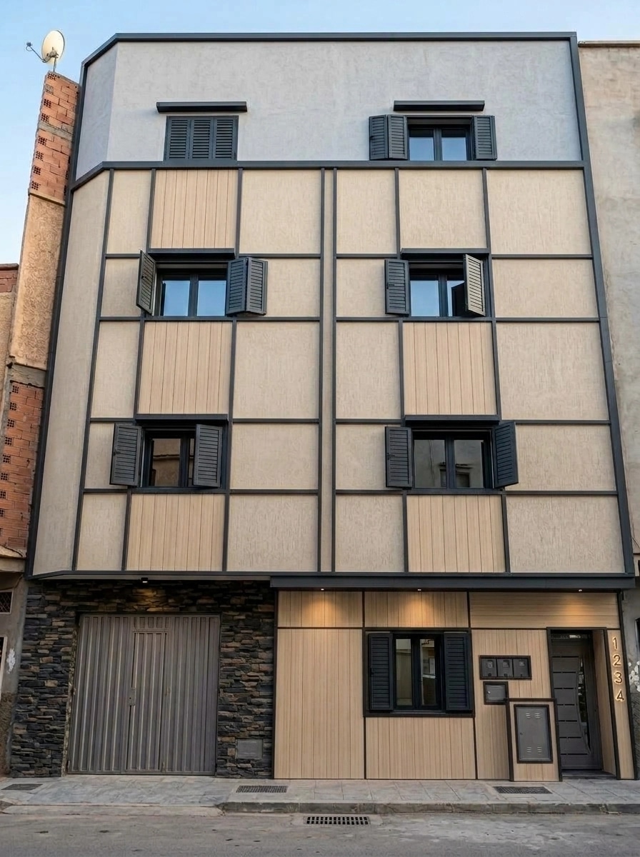Contemporary Facade Facade design — facade photo by GenRoom AI
