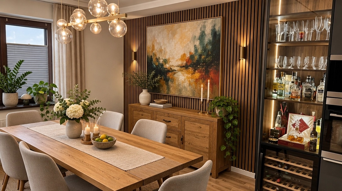 Interior design in Scandinavian style — dining_room by GenRoom AI