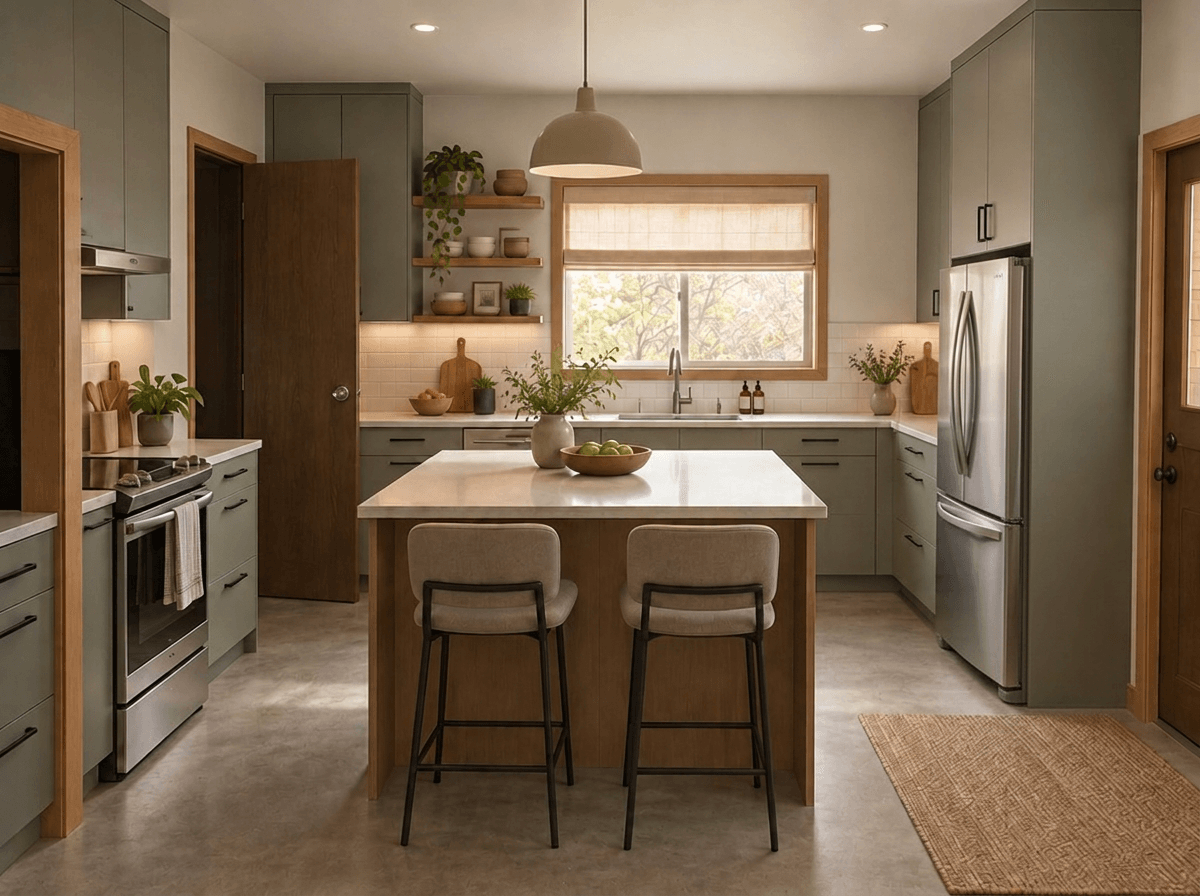 Interior design in Minimalism style — Kitchen by GenRoom AI