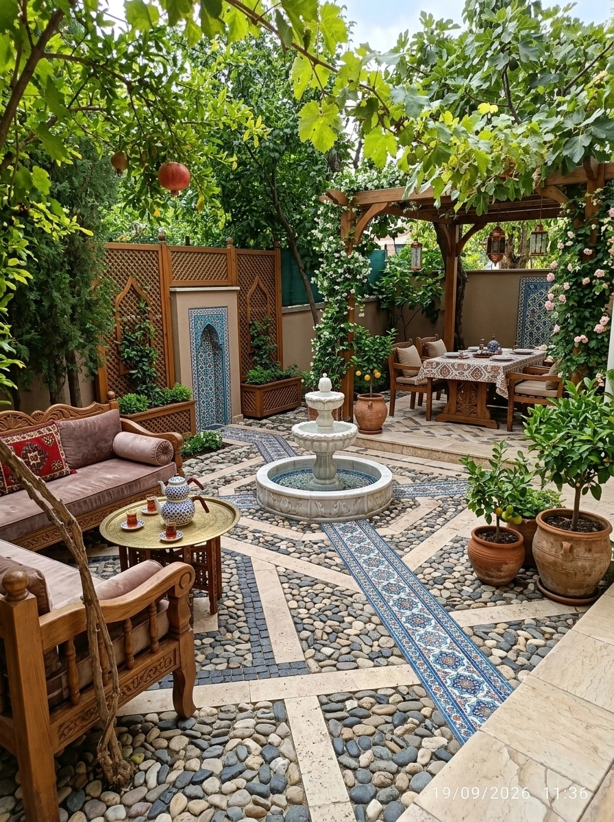 Turkish Garden Giardino design — yard photo by GenRoom AI
