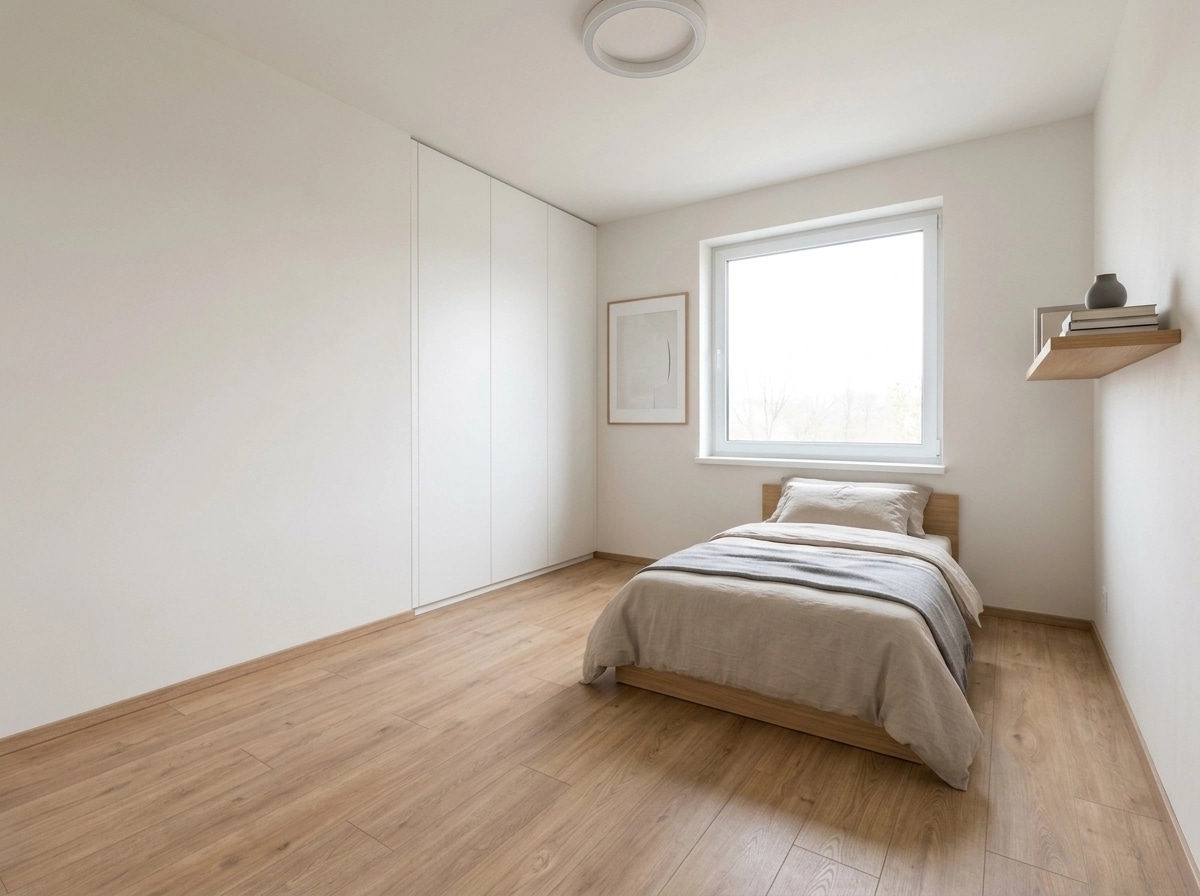 Minimalism Bedroom design — interior photo by GenRoom AI