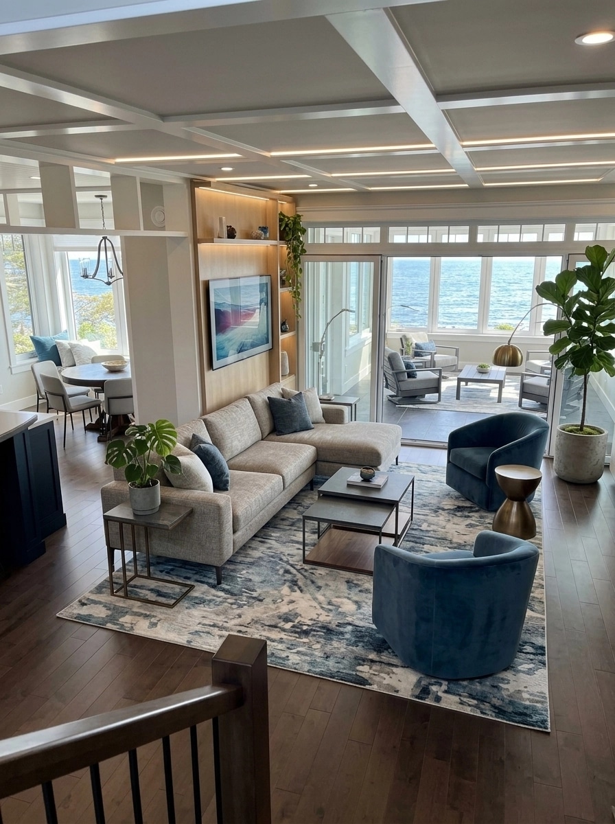 Interior design in Contemporary style — Living Room by GenRoom AI