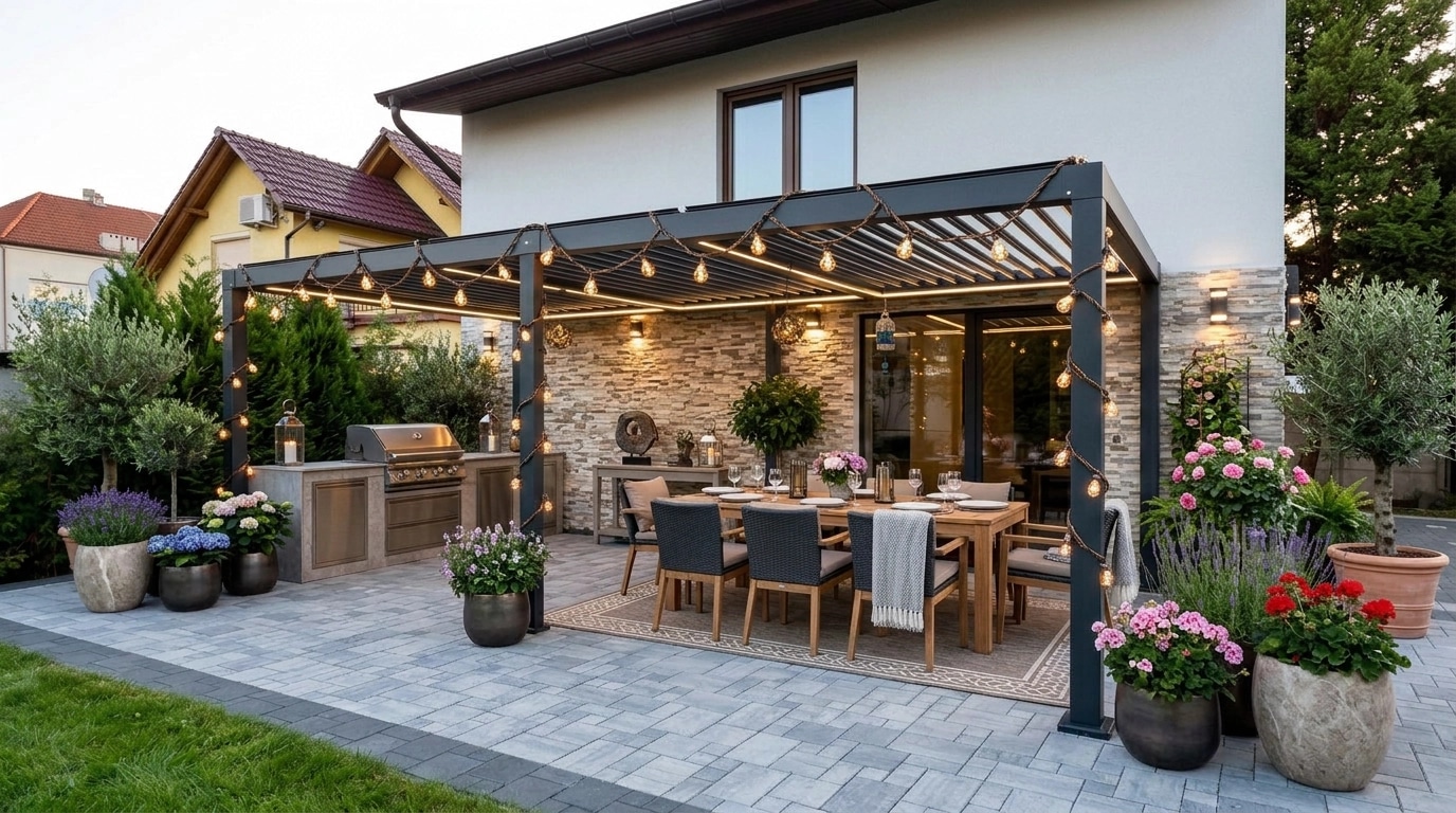 Yard design in no_style style — photo by GenRoom AI