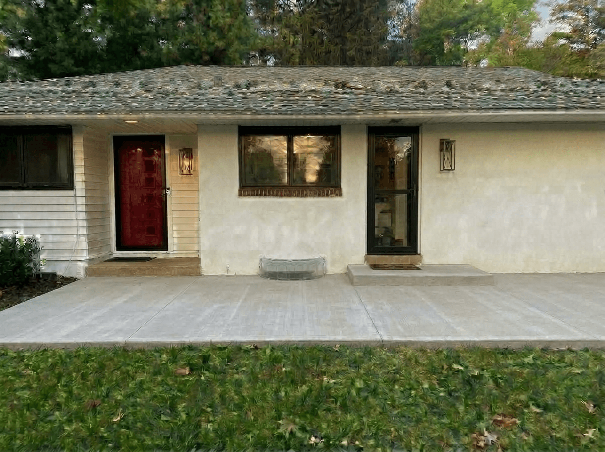 Yard design in no_style style — photo by GenRoom AI