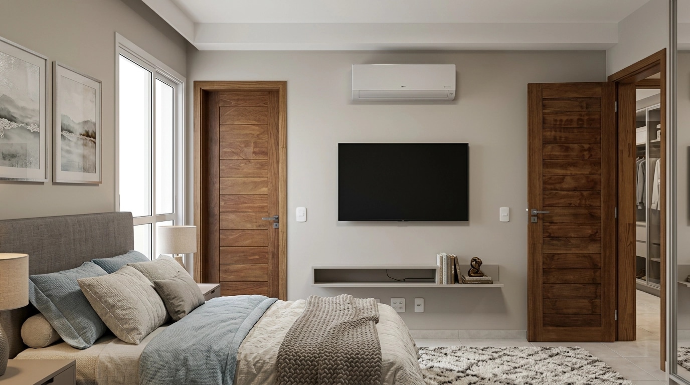 Interior design in Transitional style — Bedroom by GenRoom AI