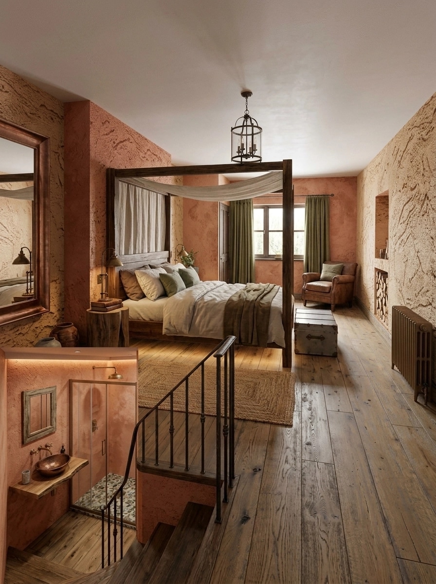Interior design in Rustic style — Bedroom by GenRoom AI