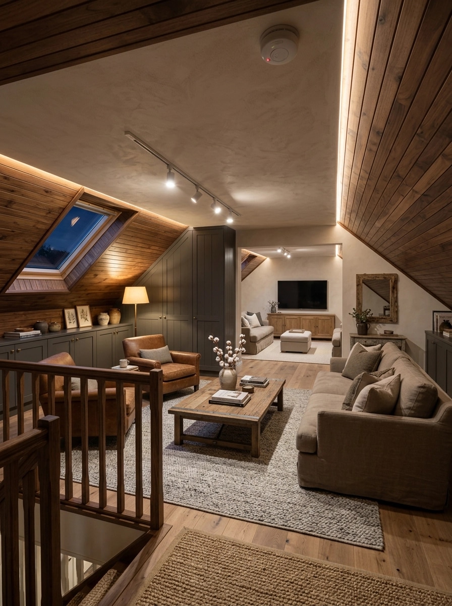 Modern Farmhouse Living Room design — interior photo by GenRoom AI