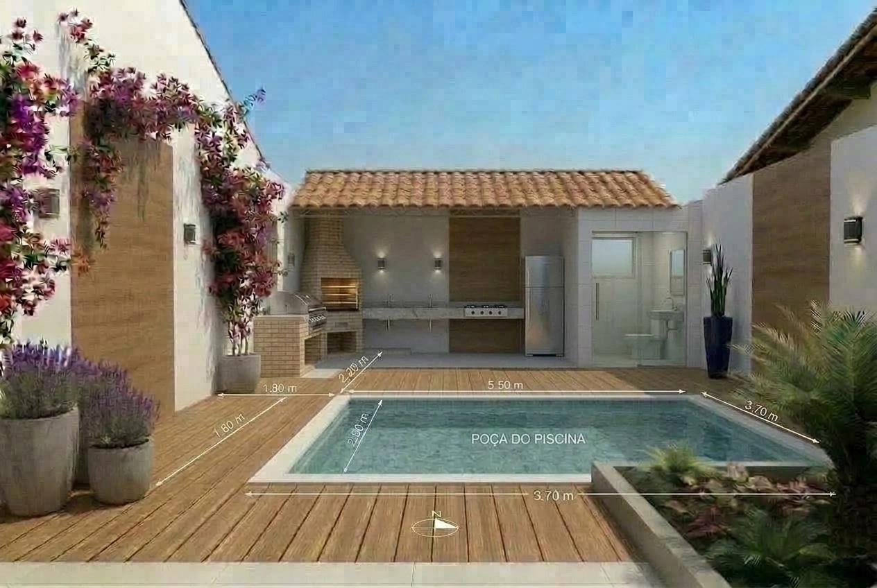 Landscape design in Eco Natural Garden style — Yard by GenRoom AI