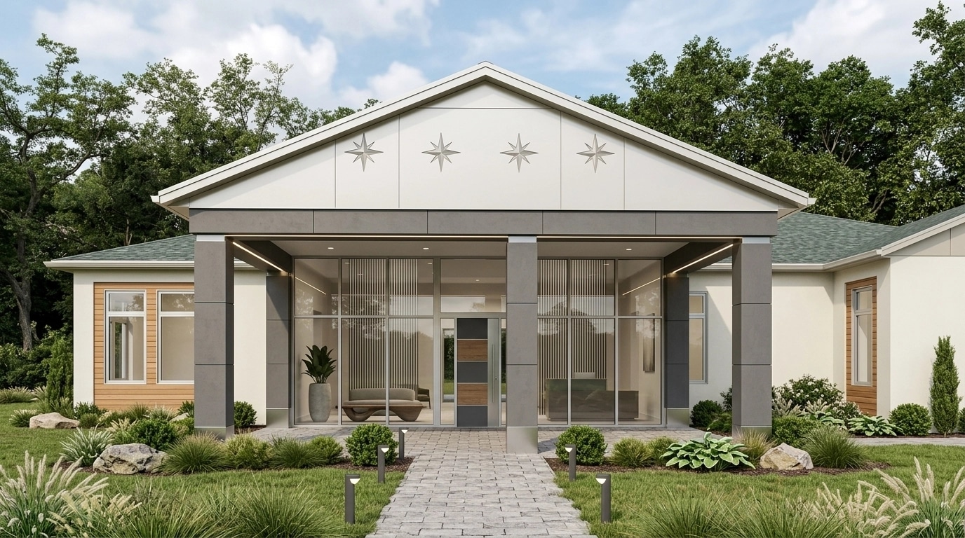 Facade design in Contemporary Facade style — Facade by GenRoom AI