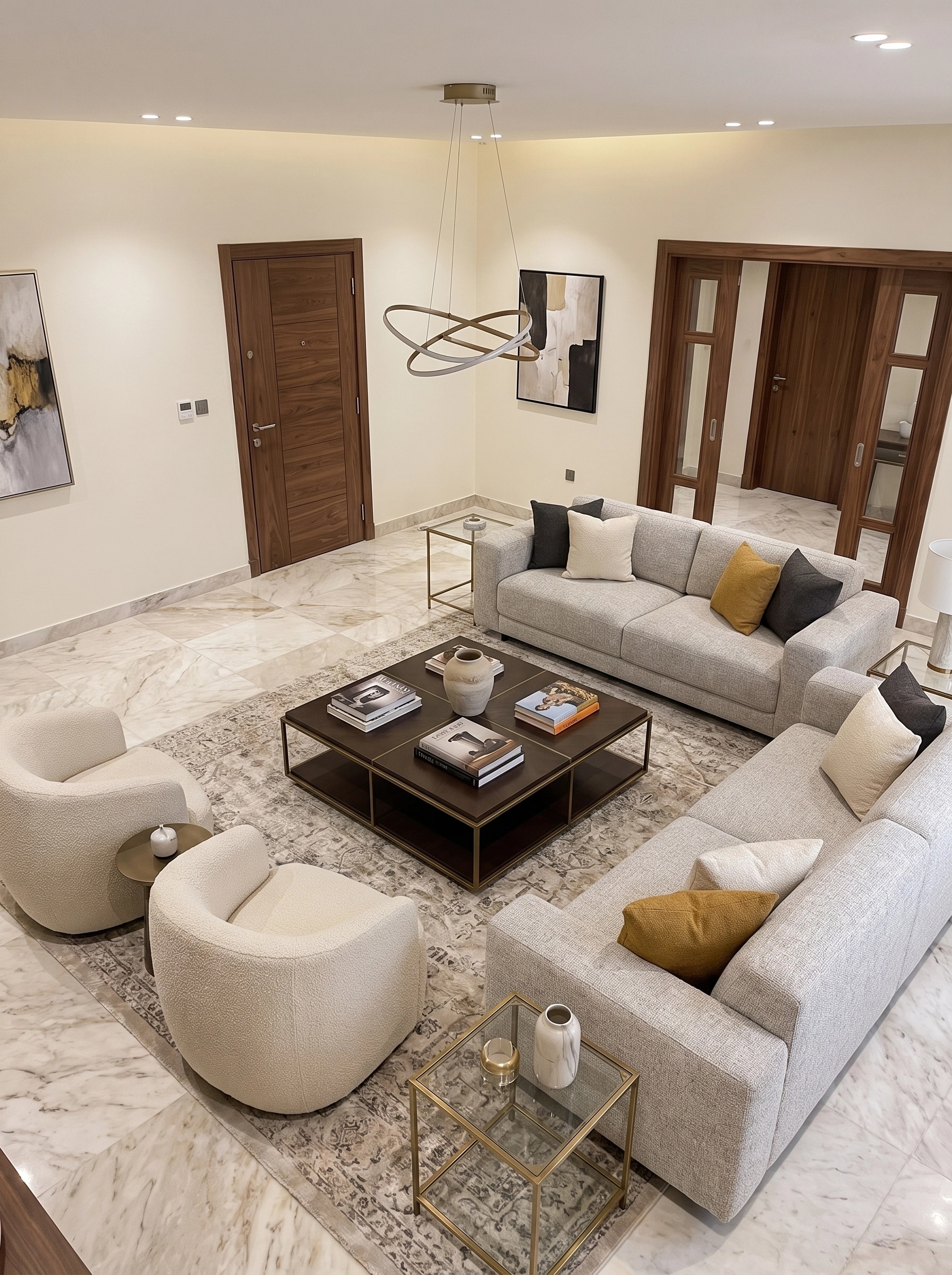 Interior design in Contemporary style — Living Room by GenRoom AI