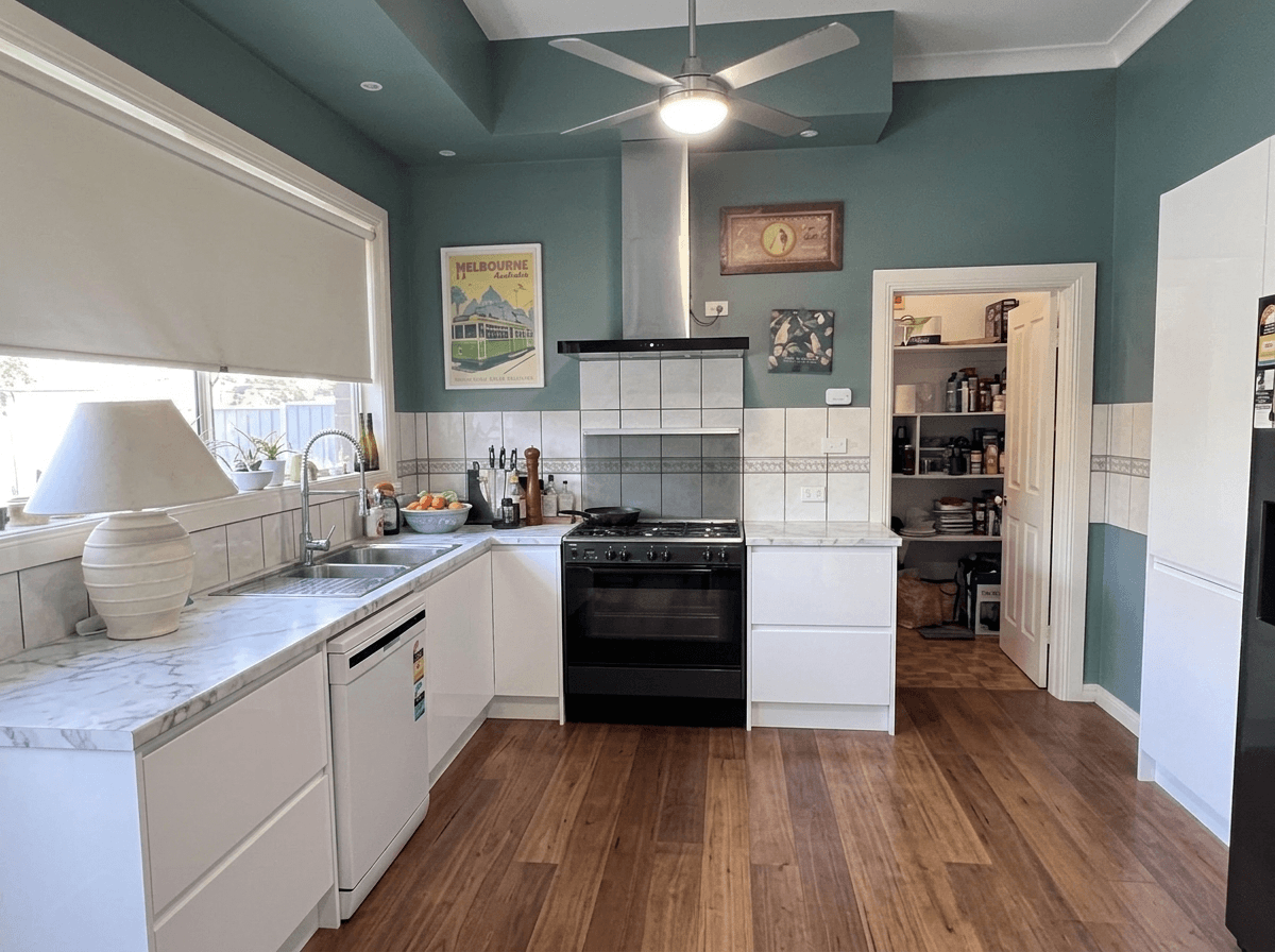 Kitchen interior in no_style style — photo by GenRoom AI