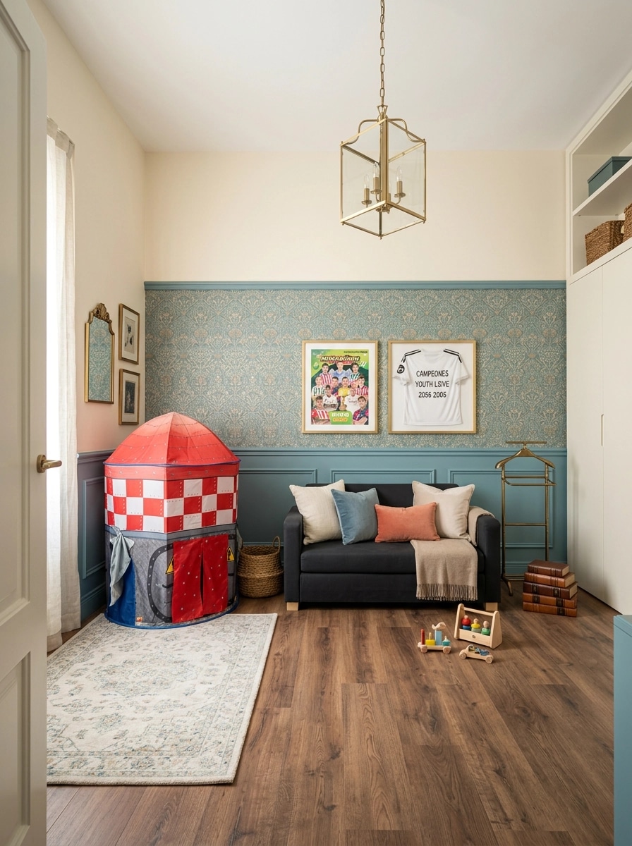 Interior design in Transitional style — Kids Room by GenRoom AI