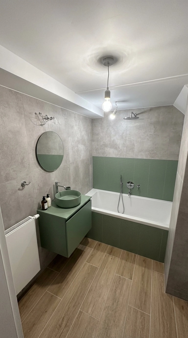 Minimalism Bathroom design — interior photo by GenRoom AI