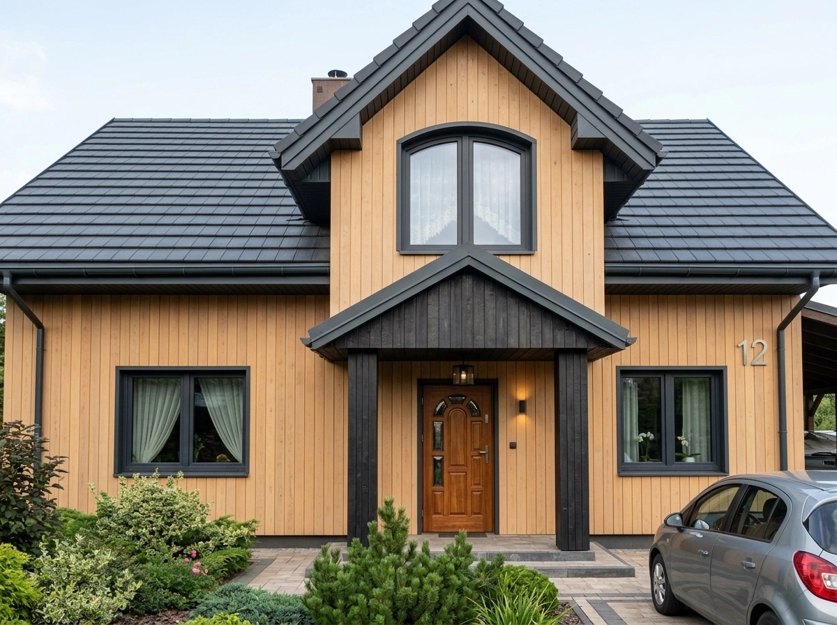 Scandinavian Facade Facade design — facade photo by GenRoom AI