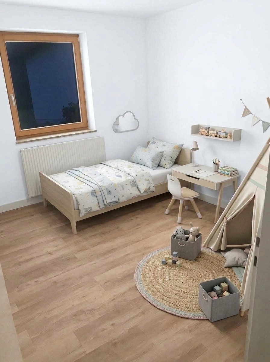 Interior design in Contemporary style — Kids Room by GenRoom AI
