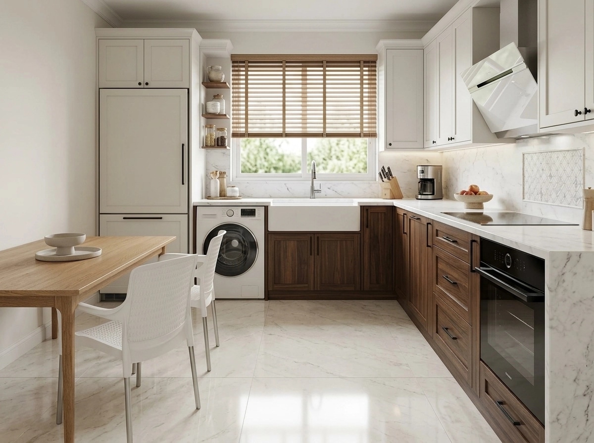 Kitchen interior in no_style style — photo by GenRoom AI