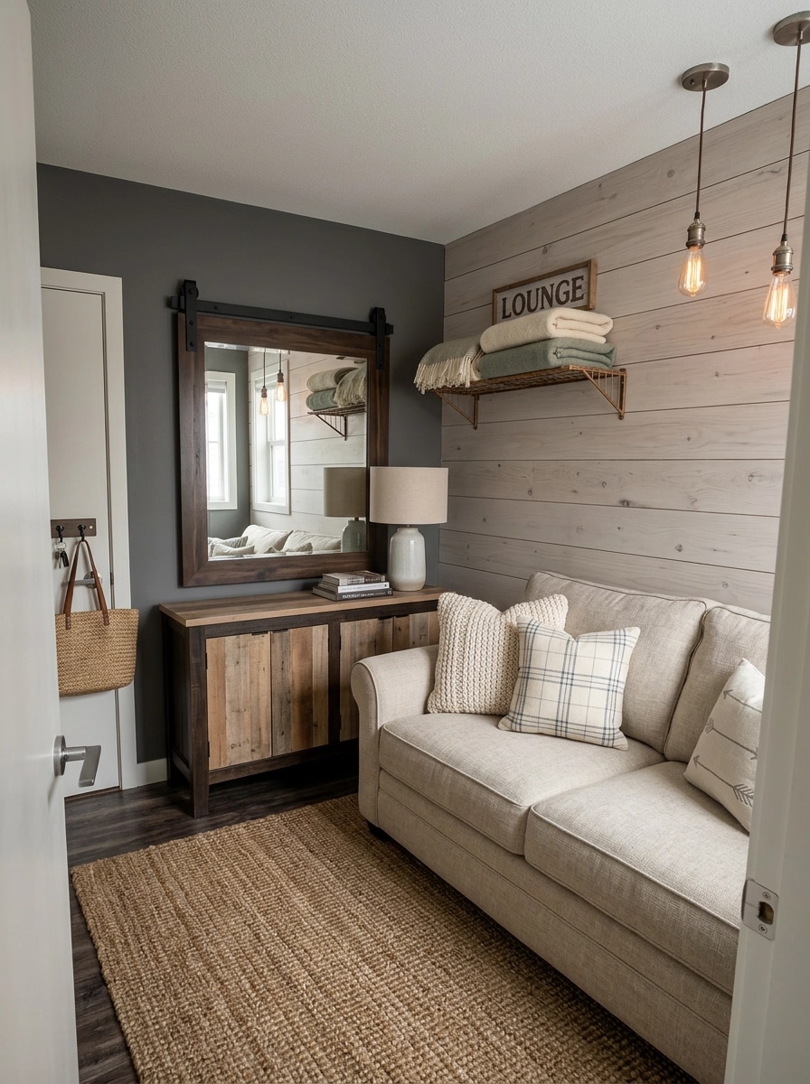 Modern Farmhouse Bedroom design — interior photo by GenRoom AI