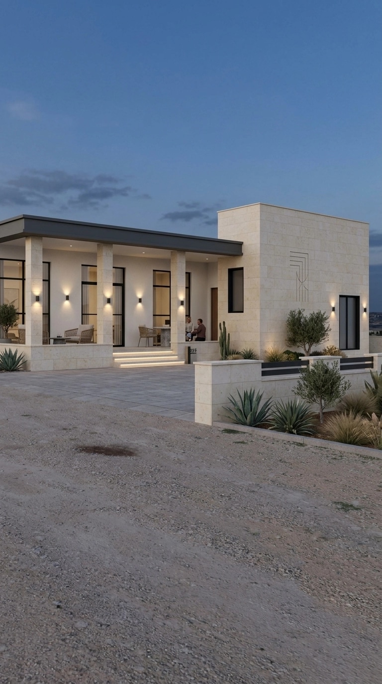 Contemporary Facade Fasad design — facade photo by GenRoom AI